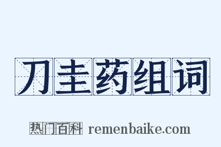 刀圭药组词是什么意思的图片